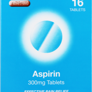 Aspar Aspirin 300mg Tablets 16 Tablets