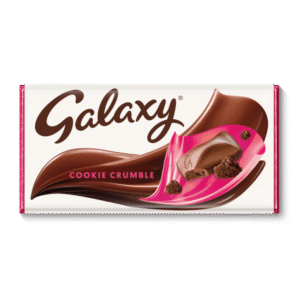 Galaxy Cookie Crumble & Milk Chocolate Block Bar 114g