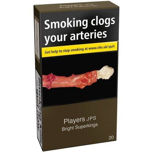 Players by JPS Bright Superkings 20 cigarettes