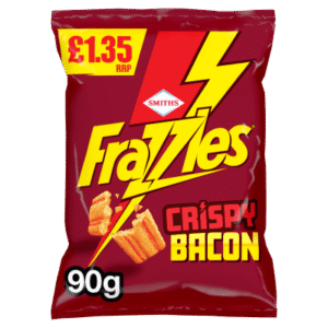 Frazzles Bacon Crisps Sharing Bag Crisps 90g