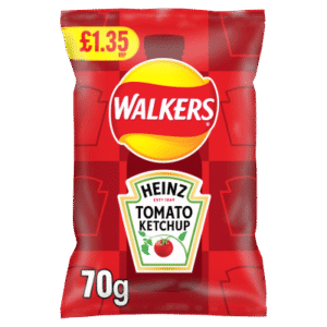 Walkers Heinz Tomato Ketchup Sharing Crisps 70g