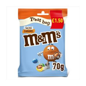M&M's Salted Caramel Milk Chocolate Treat Bag 1.50 PMP 70g