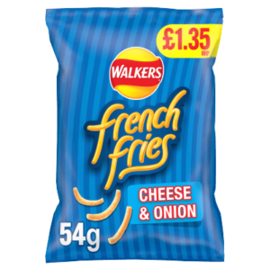 Walkers French Fries Cheese & Onion Crisps 54g