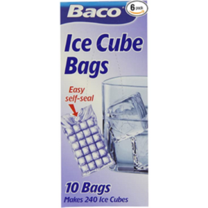 Baco Ice Cube Bags 10 Pack