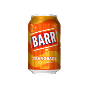Barrs Orangeade Can 330ml