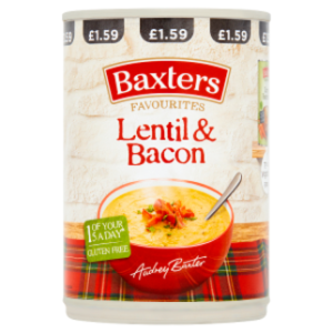 Baxters Favourites Lentil & Bacon Soup 400g