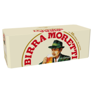Birra Moretti Premium Lager Beer Can 10x330ml
