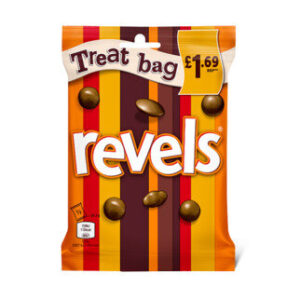 Revels Milk Chocolate Bag wth Raisins, Coffee or Orange 1.69 PMP 71g