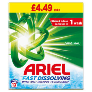 Ariel Fast Dissolving Washing Powder 715g, 13 Washes, Original