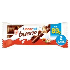 Kinder 2 Bueno Milk & Hazelnut 43g