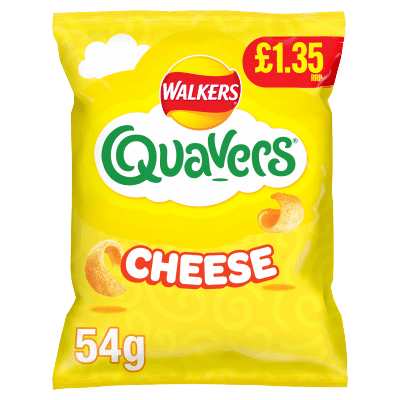 Walkers Quavers Cheese Snacks Crisps