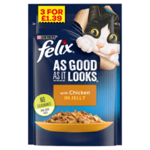 Felix As Good As It Looks with Chicken in Jelly 100g
