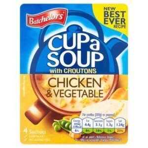Batchelors Cup a Soup Chicken & Vegetable with Croutons 4 Sachets 110g