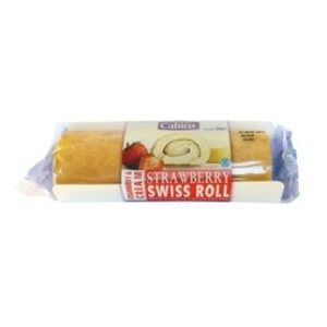 Cabico Strawberry Swiss Roll 300g