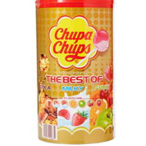 Chupa Chups The Best of Lollipops Assorted Flavour 600g