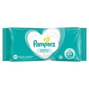 Pampers Sensitive Baby Wipes 1 Pack = 52 Baby Wet Wipes