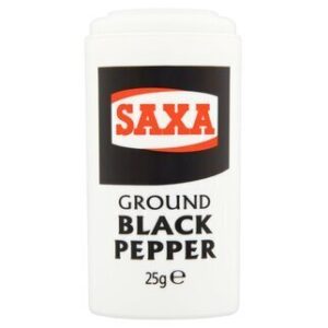 Saxa Ground Black Pepper 25g