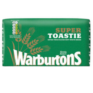 Warburtons Super Toastie Extra Thick White Bread 800g