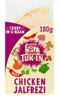 Tuk In Foods Chicken Jalfrezi Curry In A Naan Wrap Halal 180g