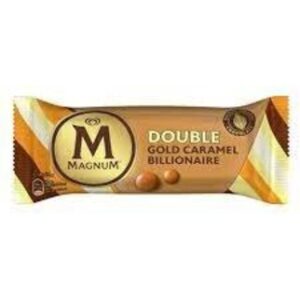 Magnum Ice Cream Stick Double Gold Caramel Billionaire 85ml