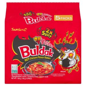 Samyang Buldak Hot Chicken Flavour Ramen 5 x 140g (700g)