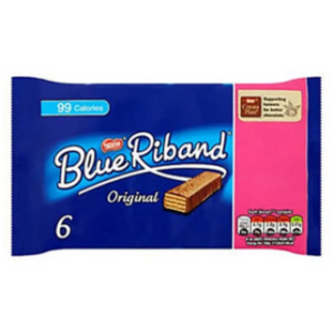 Blue Riband Milk Chocolate Wafer Biscuit Bar Multipack 6 Pack