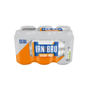 Irn Bru Sugar Free 6 x 330ml Cans