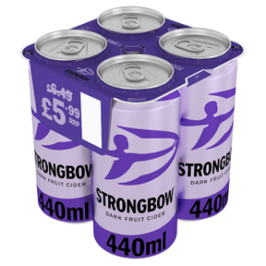 Strongbow Dark Fruit Cider 4 x 440ml