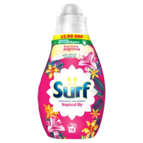 Surf Liquid Tropical Lily 18 Wash 486ml